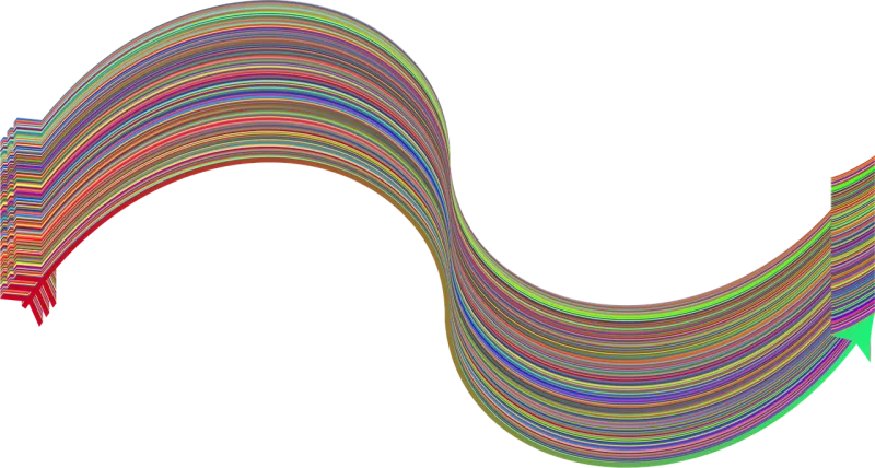 Arrows Direction Ribbon Stickdatei – Kinder