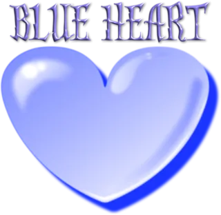 Blue heart Heart Clip art Stickdatei