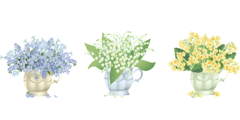 Flowers Flower wallpaper Bouquet Stickdatei – Blumen