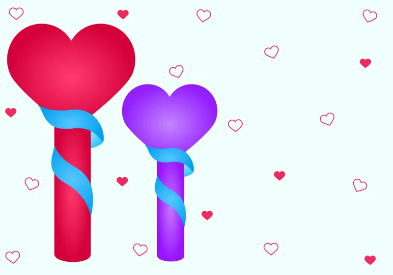 Heart Romantic Love Stickdatei – Herzen & Liebe