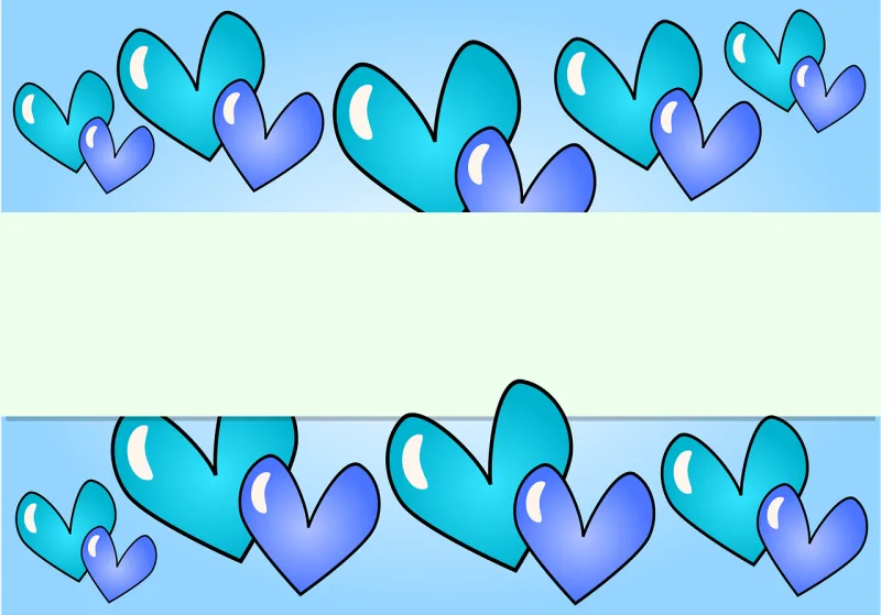 Greeting card Beautiful wallpaper Love Stickdatei – Herzen & Liebe