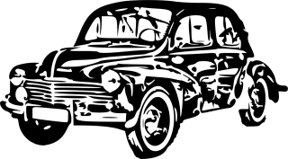 Automobile Vehicle Drawing Stickdatei