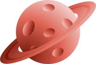 Planet Drawing Ring Stickdatei