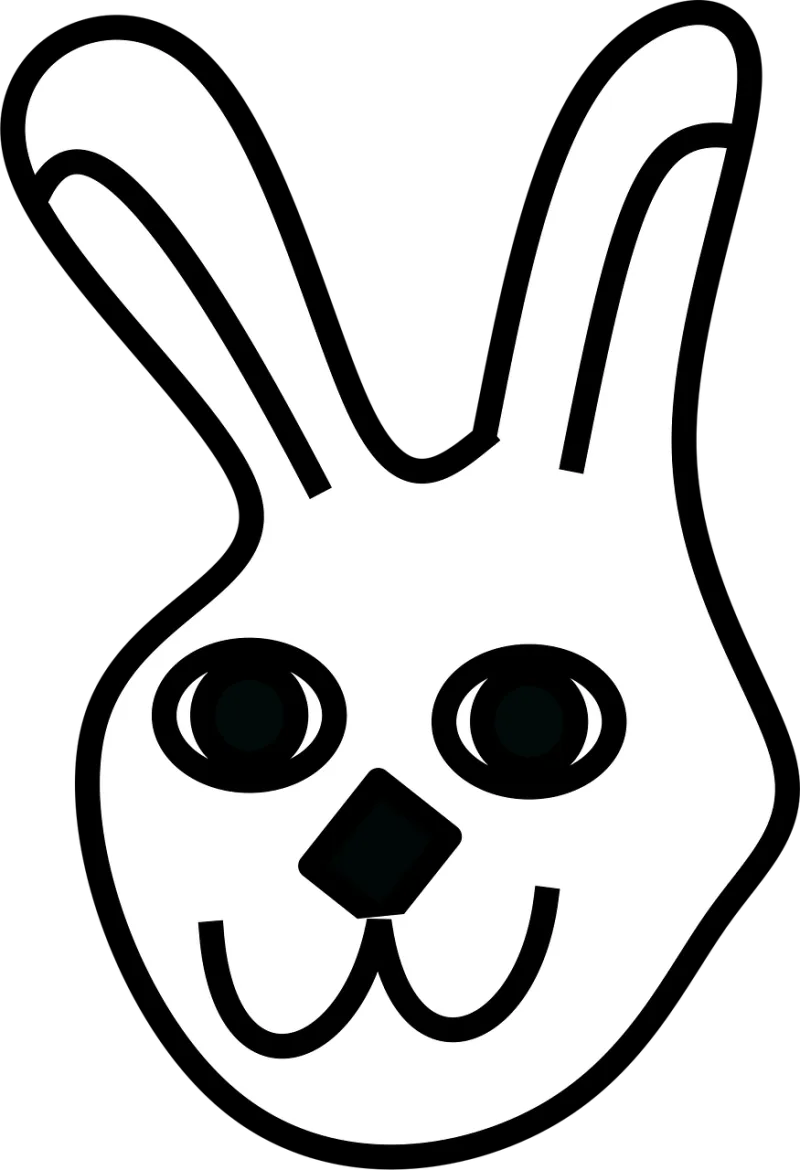 Bunny Animal Rabbit Stickdatei – Tiere