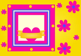 Card Floral Invitation Stickdatei