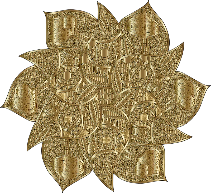 Mandala Geometric Ornamental Stickdatei – Blumen