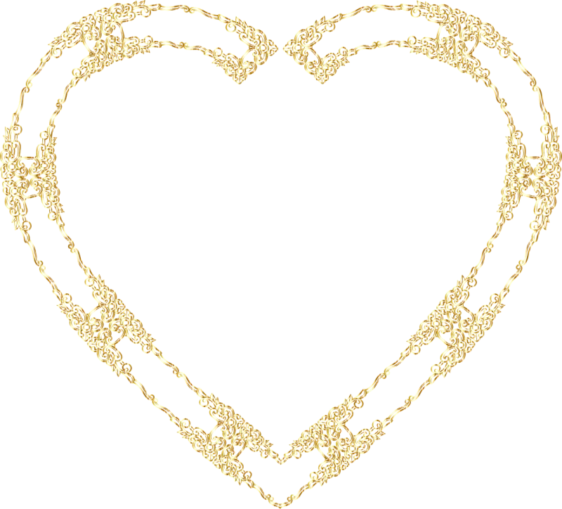 Heart Frame Border Stickdatei – Herzen & Liebe