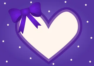 Card Heart Romantic card Stickdatei