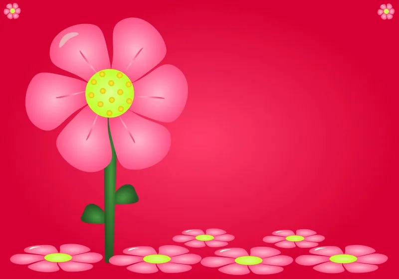 Flower Floral background Plant Stickdatei – Blumen