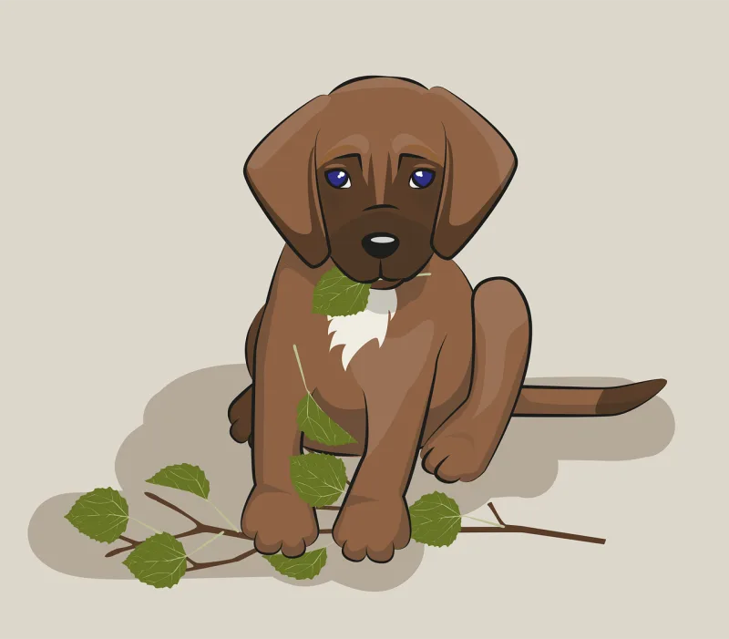 Puppy Cartoon puppy Cartoon dog Stickdatei – Tiere