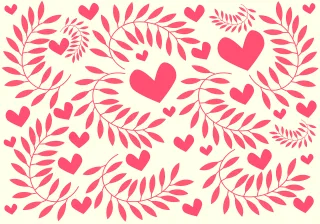 Background Heart Design Stickdatei – Herzen & Liebe