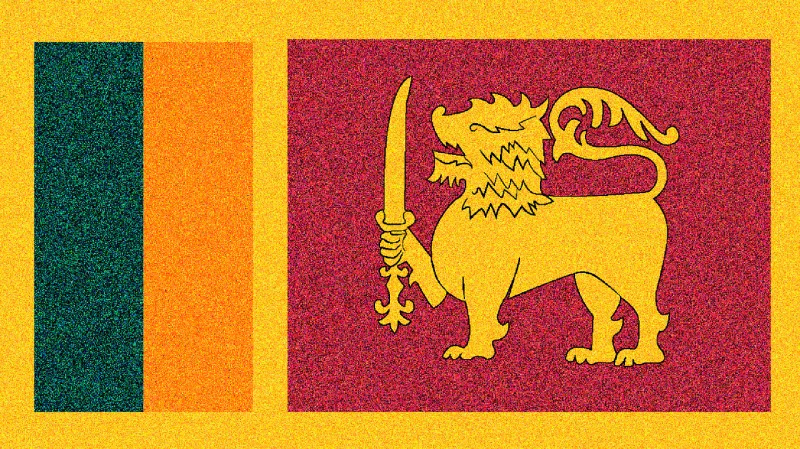 Sri lanka flag Sri lanka Sinha flag Stickdatei – Tiere