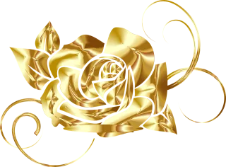 Rose Golden rose Gold rose Stickdatei – Blumen