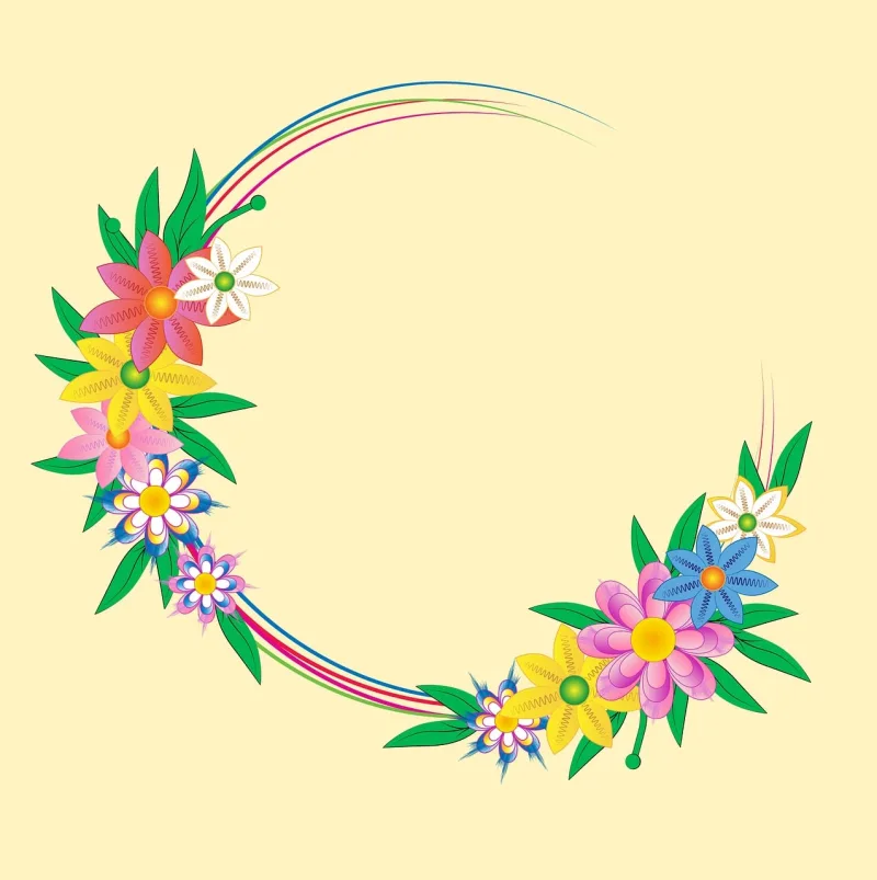 Frame Flower wallpaper Floral frame Stickdatei – Weihnachten