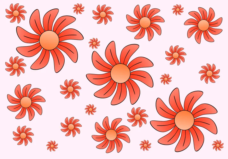 Background floral Flowers Flowery Stickdatei – Blumen