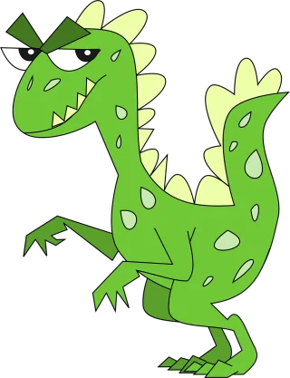 Dinosaur Creature Reptile Stickdatei