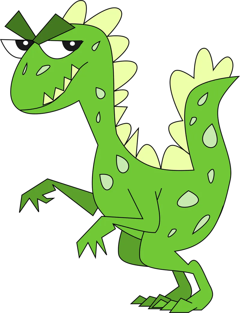 Dinosaur Creature Reptile Stickdatei – Kinder
