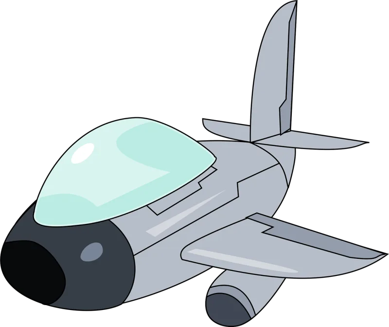 Airplane Jet plane Fighter jet Stickdatei – Kinder