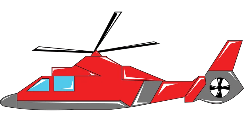Helicopter Design Red Stickdatei – Fahrzeuge