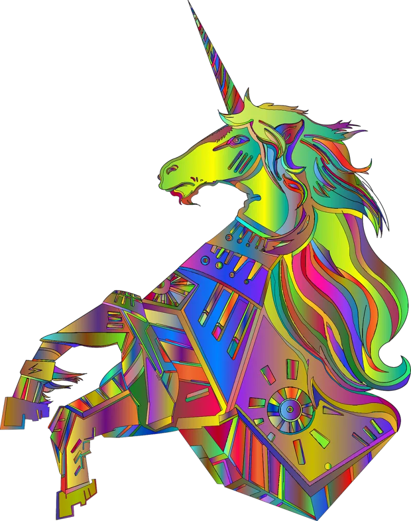 Unicorn Horse Animal Stickdatei – Kinder