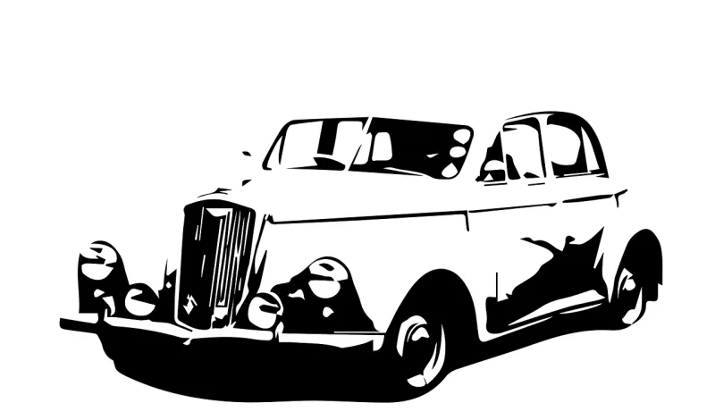 Auto Vehicle Drawing Stickdatei – Fahrzeuge