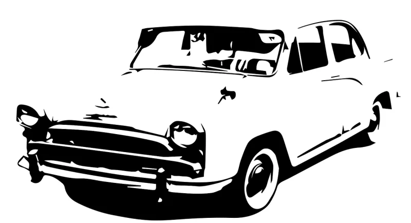 Auto Vehicle Drawing Stickdatei – Fahrzeuge