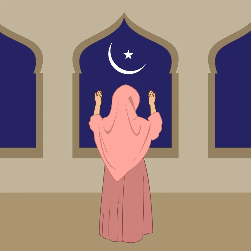 Islam Muslim Prayer Stickdatei – Natur