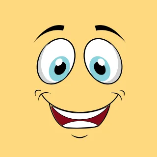 Bee Face Smile Stickdatei – Tiere