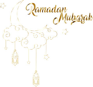 Ramadan mubarak Calligraphy Typography Stickdatei