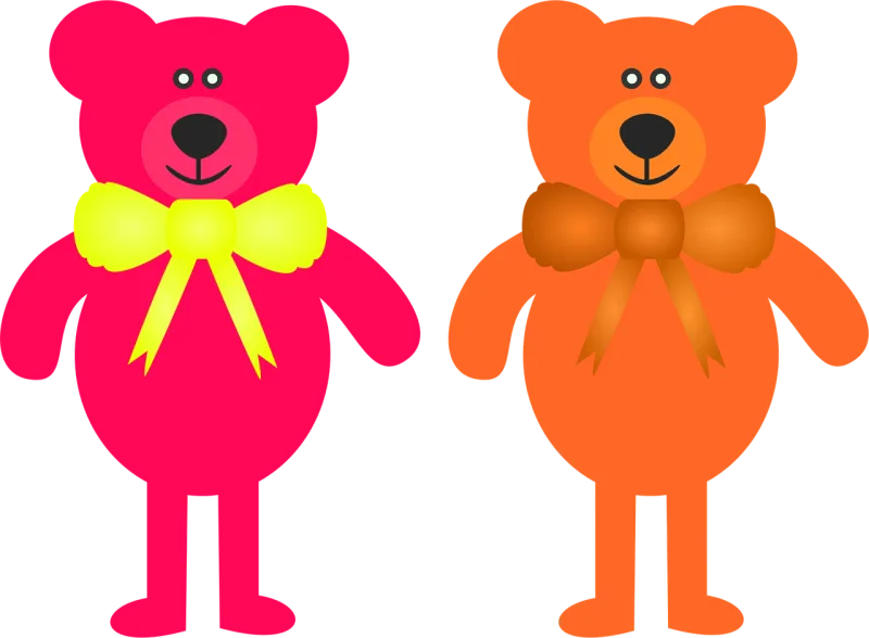 Teddy bears Stuffed toys Cartoon bears Stickdatei – Kinder