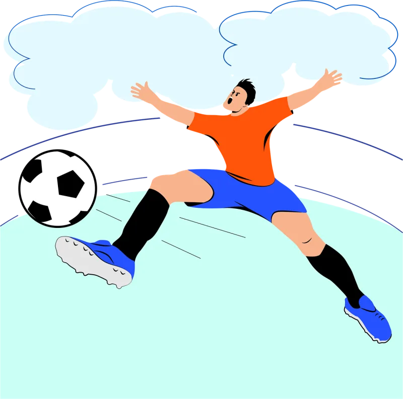 Football Player Humor Stickdatei – Sport