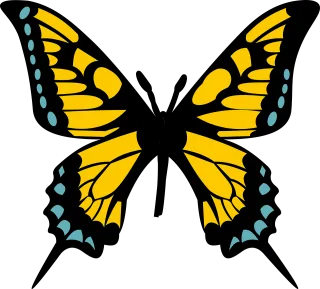 Brush footed butterfly Nature Butterfly Stickdatei