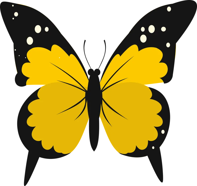 Brush footed butterfly Nature Butterfly Stickdatei – Tiere
