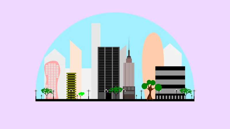 City Town Cityscape Stickdatei – Natur