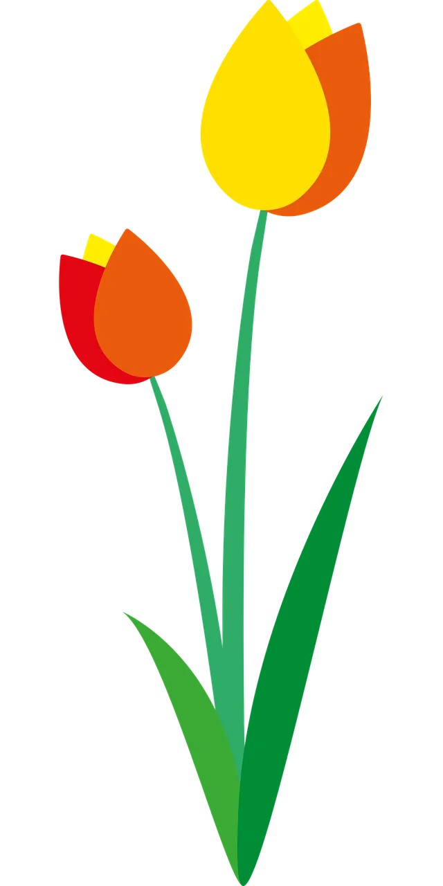 Flower Tulips Flower wallpaper Stickdatei – Blumen