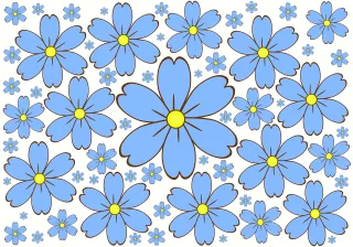 Background floral Flowery Floral texture Stickdatei – Blumen