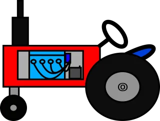 Tractor Farming Equipment Stickdatei