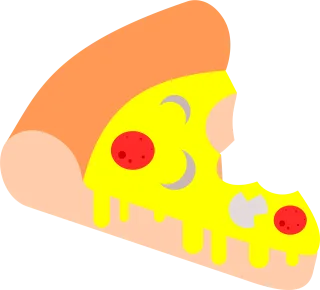 Pizza Food Snack Stickdatei