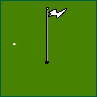 Golf Flag Hole Stickdatei
