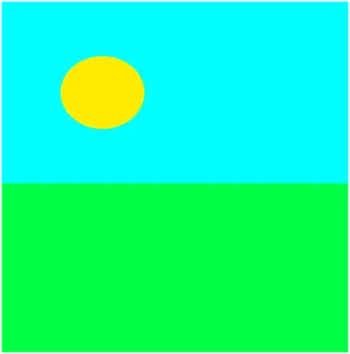Landscape Sky Sun Stickdatei