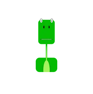 Dinosaur Green Cutout Stickdatei