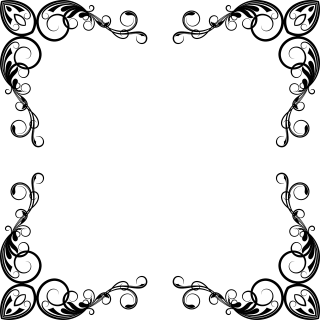 Frame Border Line art Stickdatei
