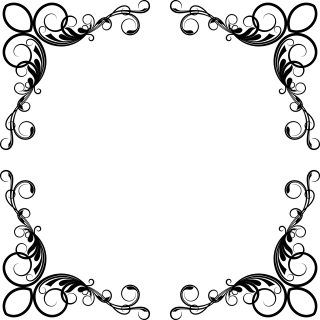 Frame Border Line art Stickdatei