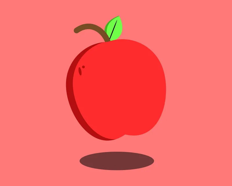 Fruit Apple Food Stickdatei – Essen & Trinken