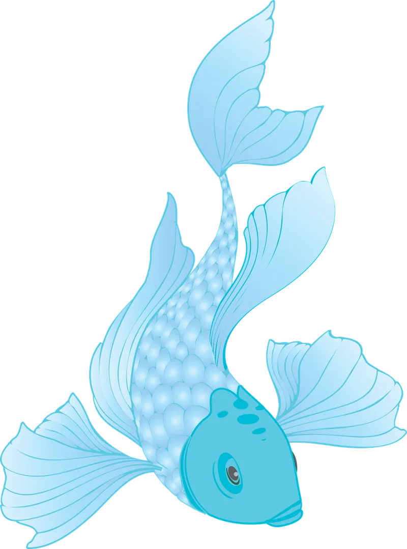 Fish Nature Blue Stickdatei – Sport