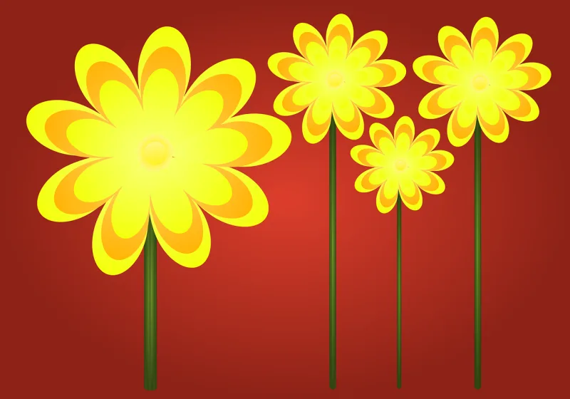 Background floral Flowers Art Stickdatei – Blumen