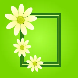 Framework Border Frame floral Stickdatei