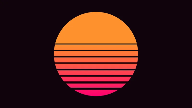 Sun Sunset Landscape Stickdatei – Natur
