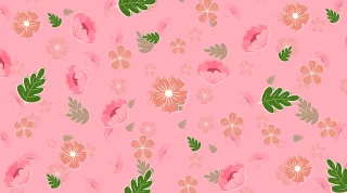 Flowers Flower wallpaper Leaves Stickdatei