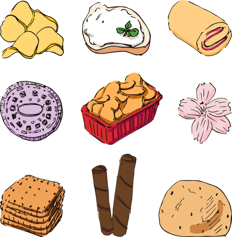 Food Snack Bread Stickdatei – Essen & Trinken